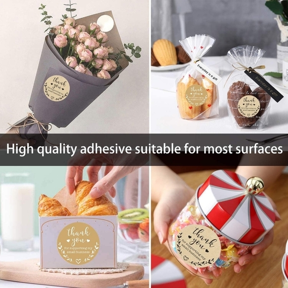 2” Thank 🖤You 🖤 For Supporting My Small Business Stickers•500 Pack - Picture 9 of 10